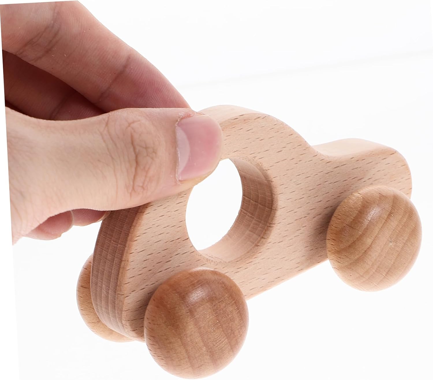 Yardwe Wooden Push Car for Infant Grasping Toy 1