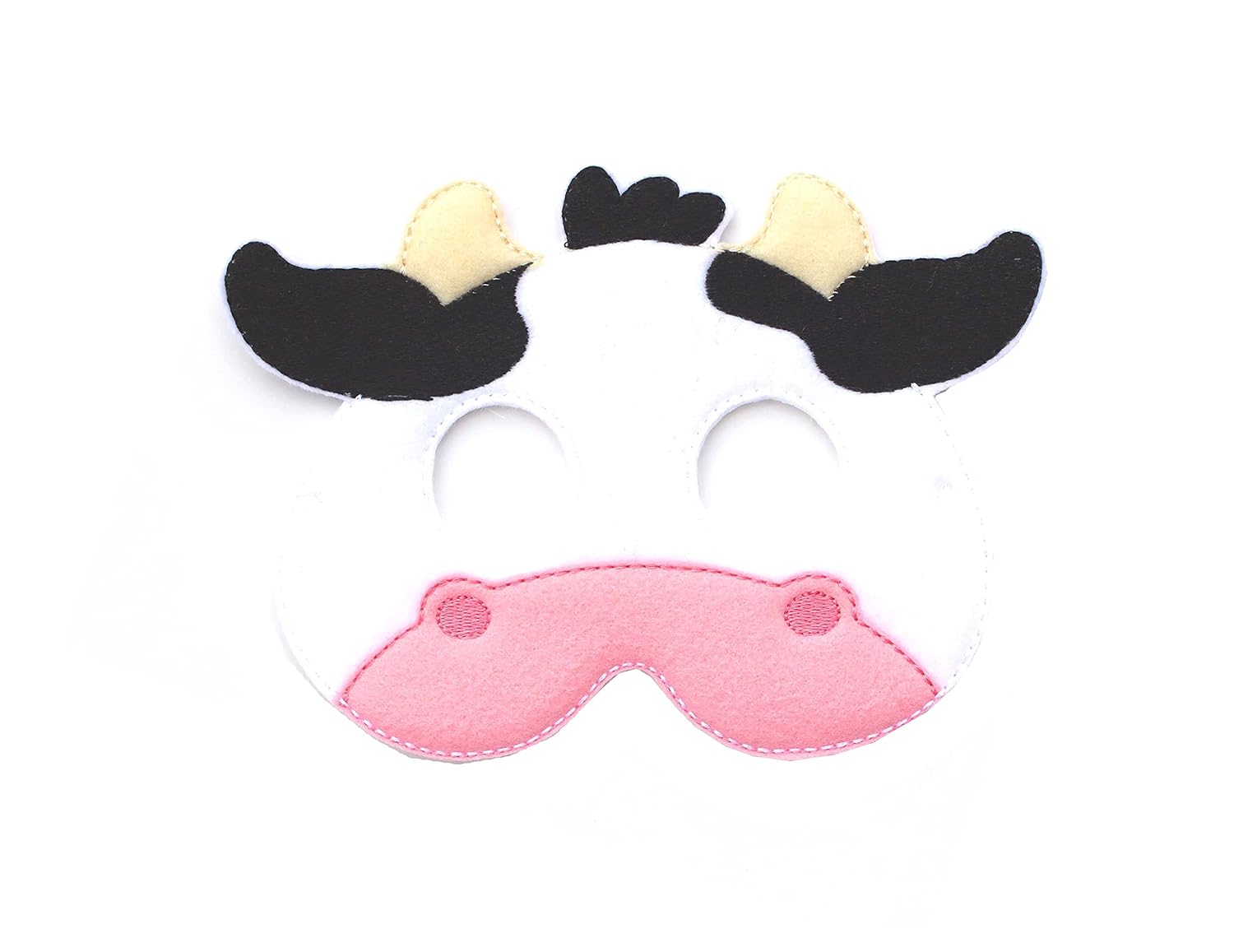 Baby WhatKnots Kids Cow Felt Face Mask