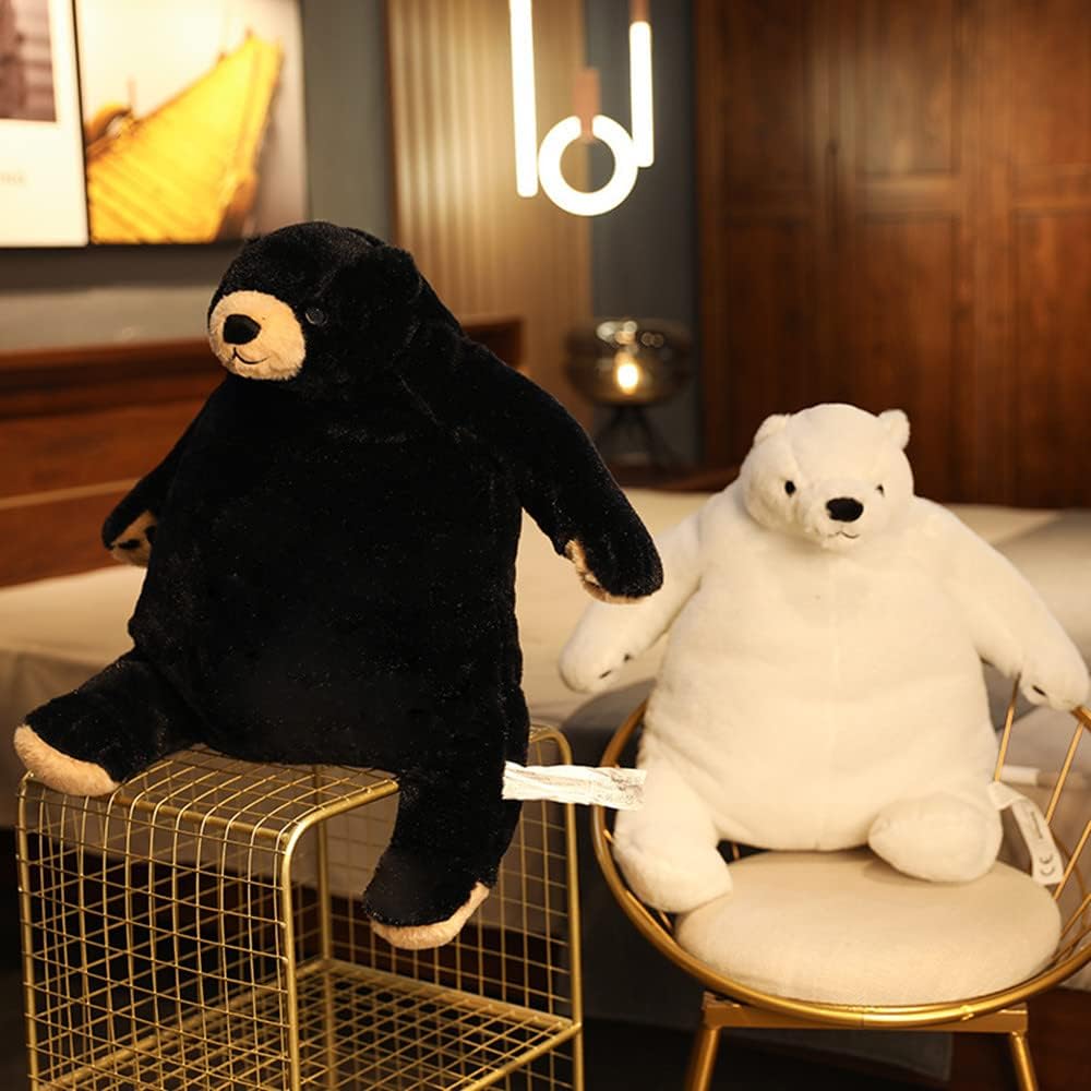 MIAOHAHA Plush Teddy Bear Black 315in Stuffed Animal