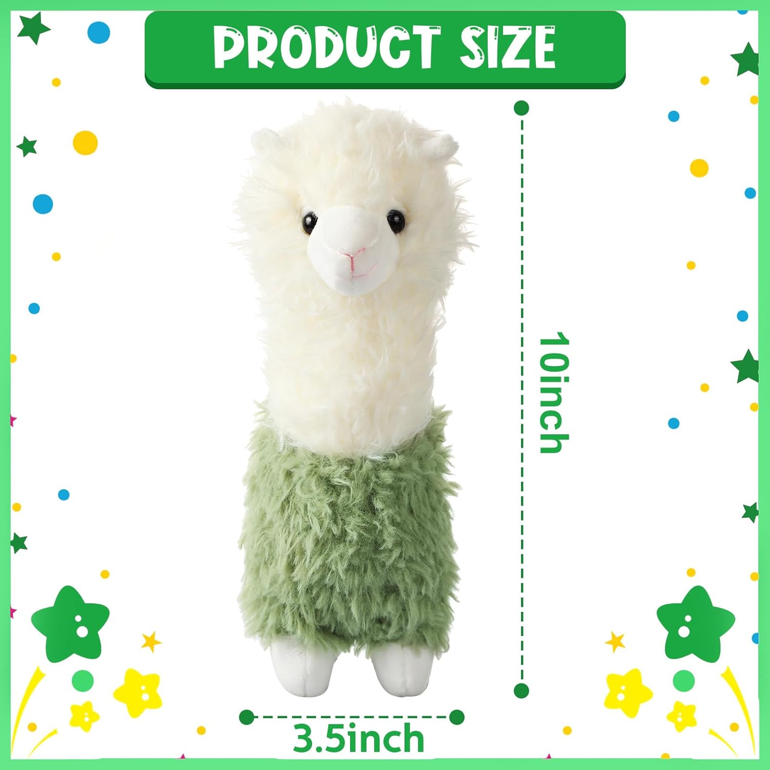 Chalyna 2-Piece Llama Plush Toy with Alpaca Design