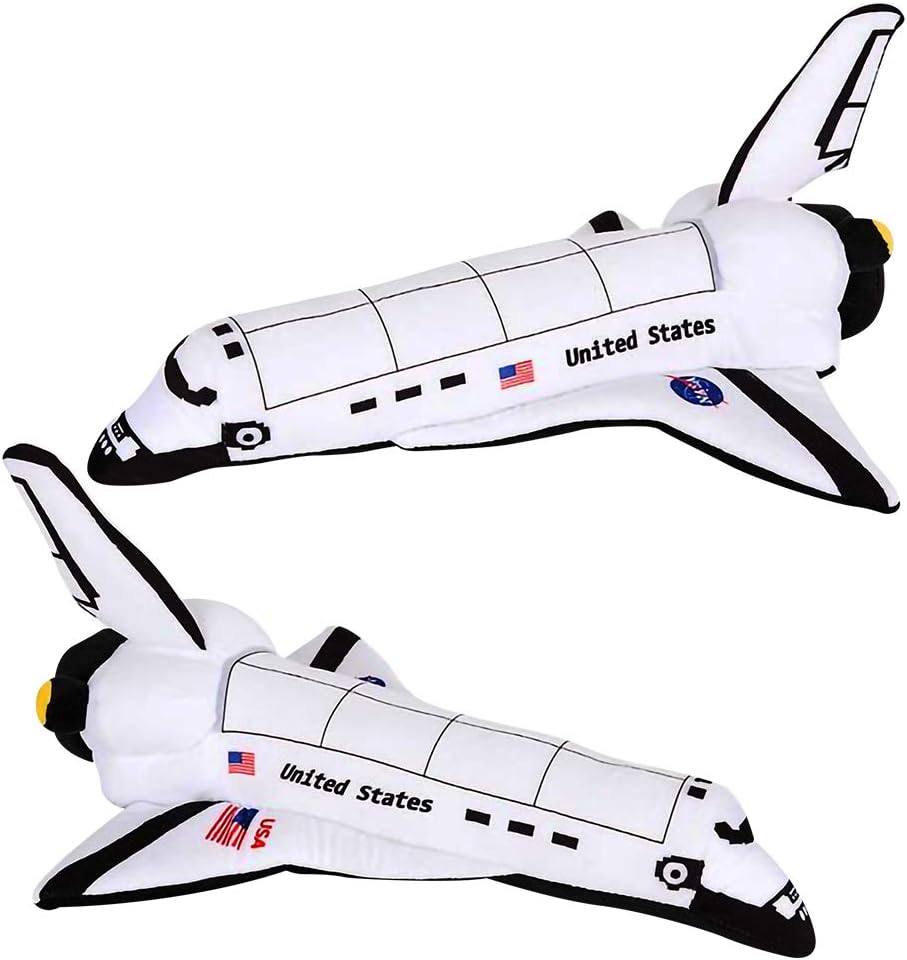ArtCreativity Stuffed Space Shuttle - 14 Inch Plush Toy for Kids