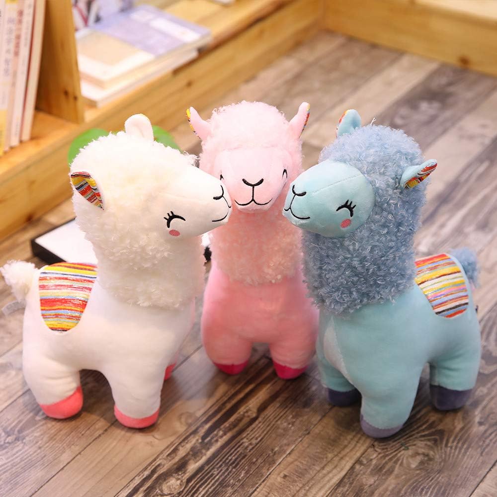 Cute Plush Alpaca Stuffed Animal Fluffy Llama Toy for Kids and Lovers
