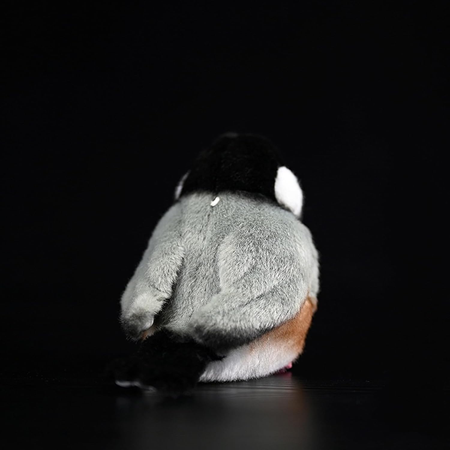 Tiny Heart Gray Bird Plush Toy for Kids 1