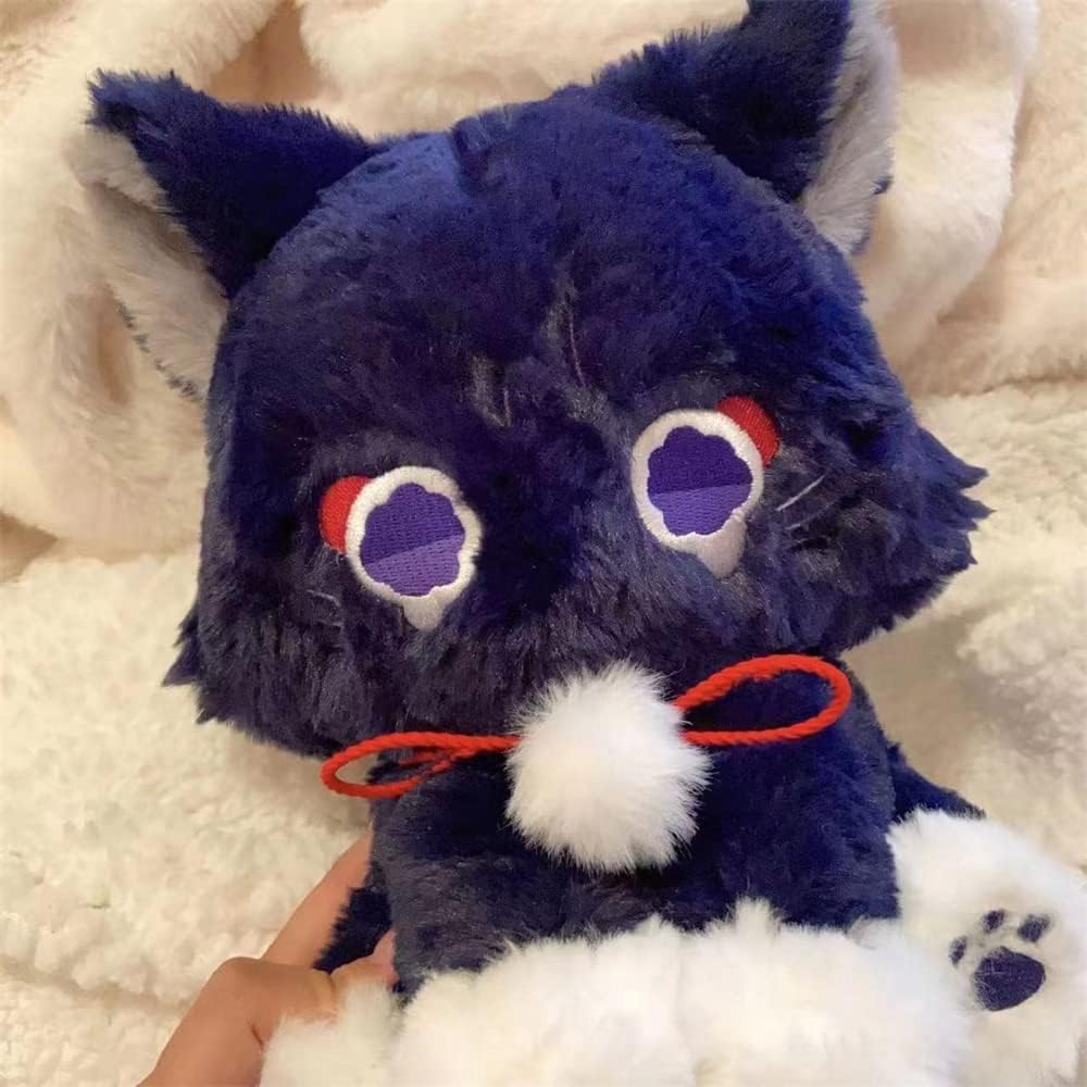 Anime Cat Plush Scaramouche Stuffed Animal Cute Gift for Kids