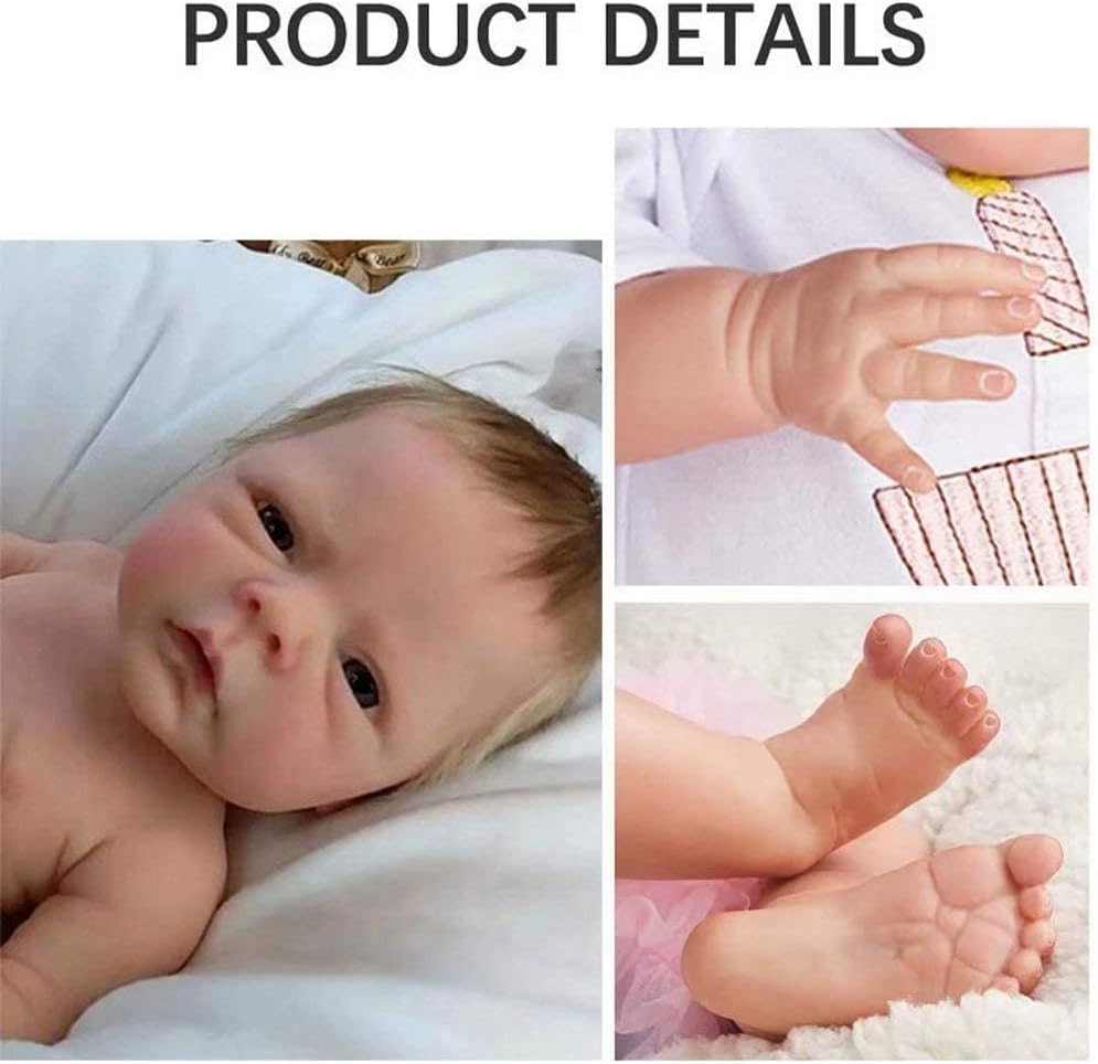 ZTDOLL Reborn Baby Doll Boy 18 Inch Lifelike Doll