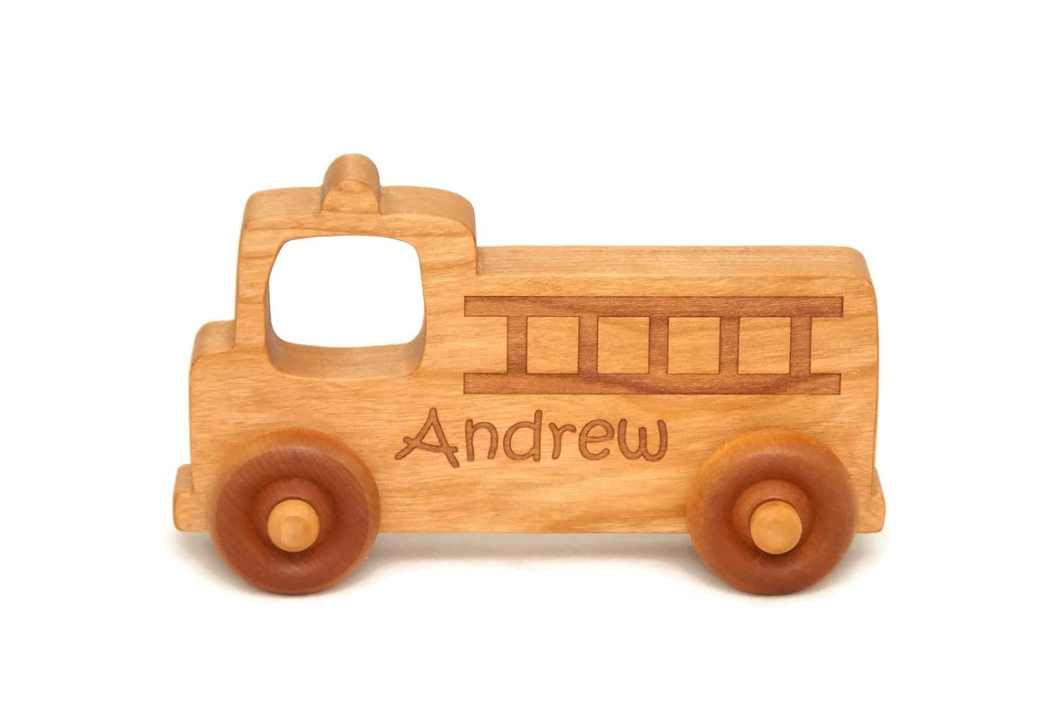 Little Wooden Wonders Fire Truck Toy