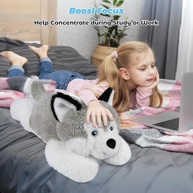 Bobbie Laxi 25 Husky Weighted Plush Toy