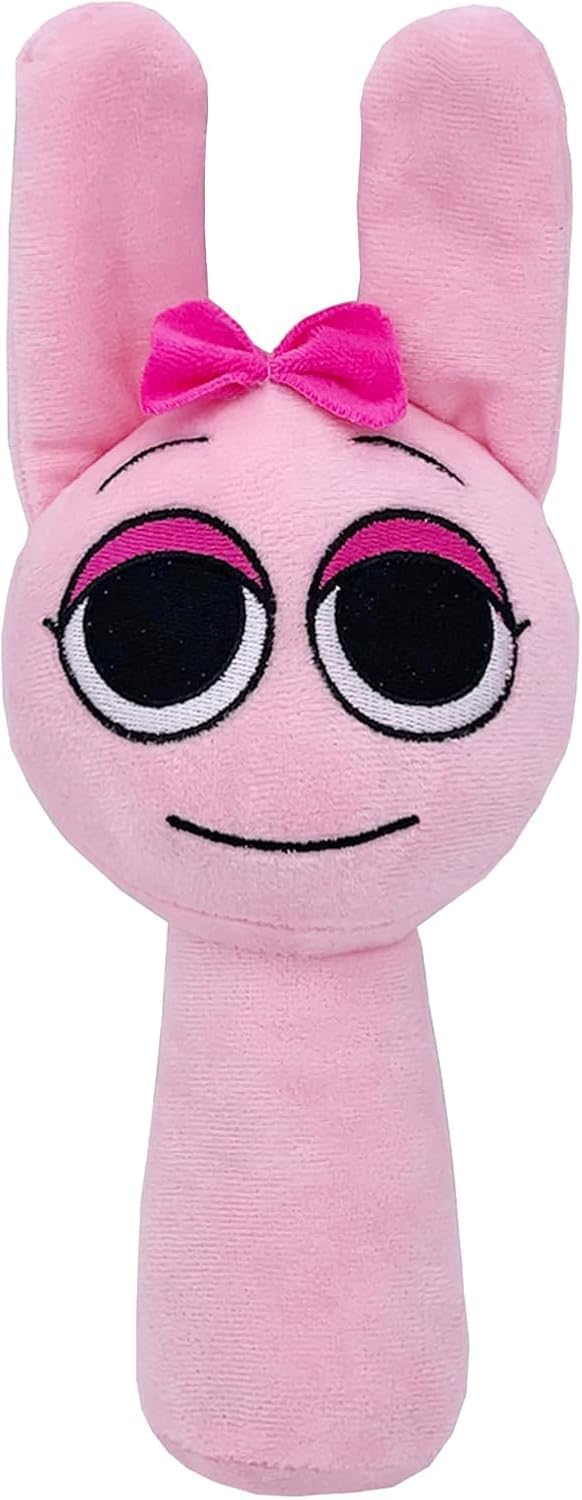 Sprunki Game Plush Pillow Doll Pink