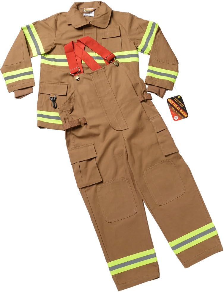 Aeromax Jr Fire Fighter Suit Tan Size 68