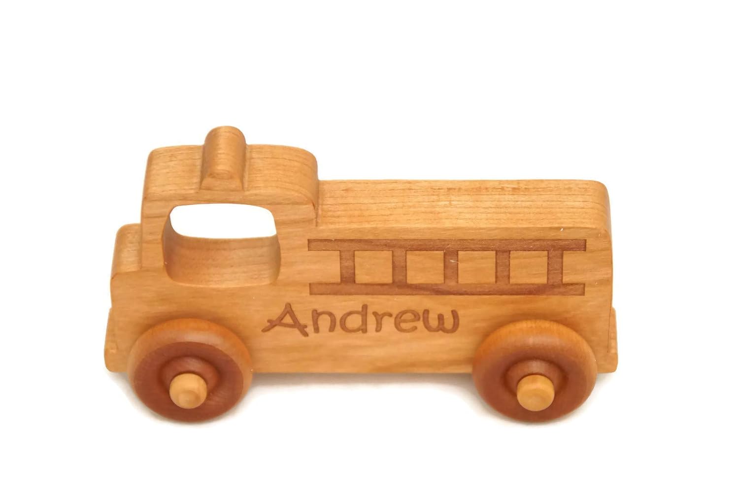 Little Wooden Wonders Fire Truck Toy