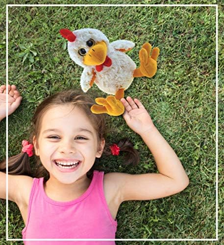 Puzzled DulliBu Plush Rooster - Soft Huggable 9 Inch Toy
