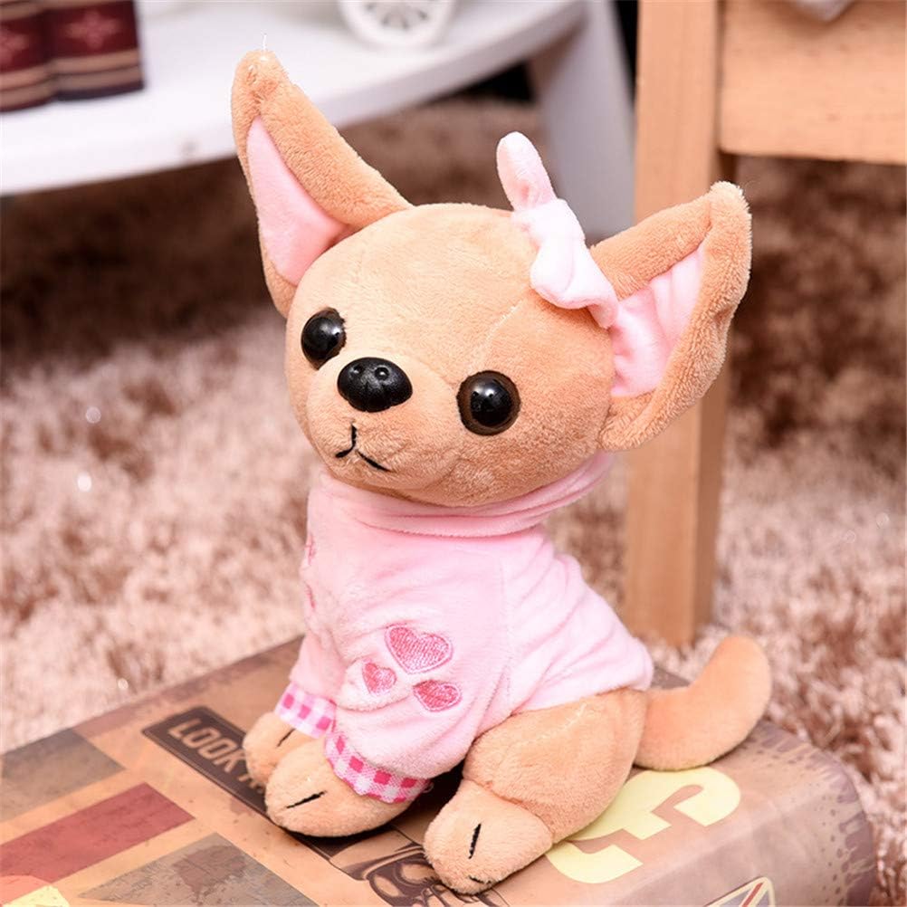 SUSHAFEN Stuffed Dog Plush Toy 17cm Cute Pillow Decoration