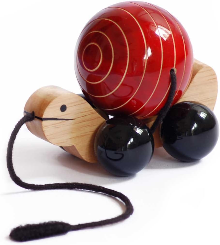 Tuttu Turtle Wooden Pull Toy for Toddlers