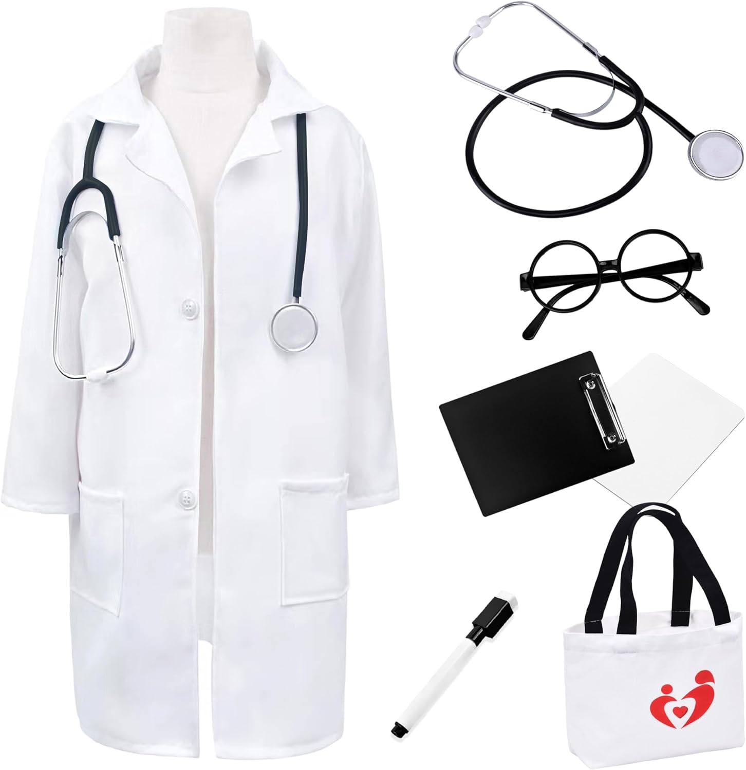 Doctor Lab Coat Costume for Kids Halloween Party