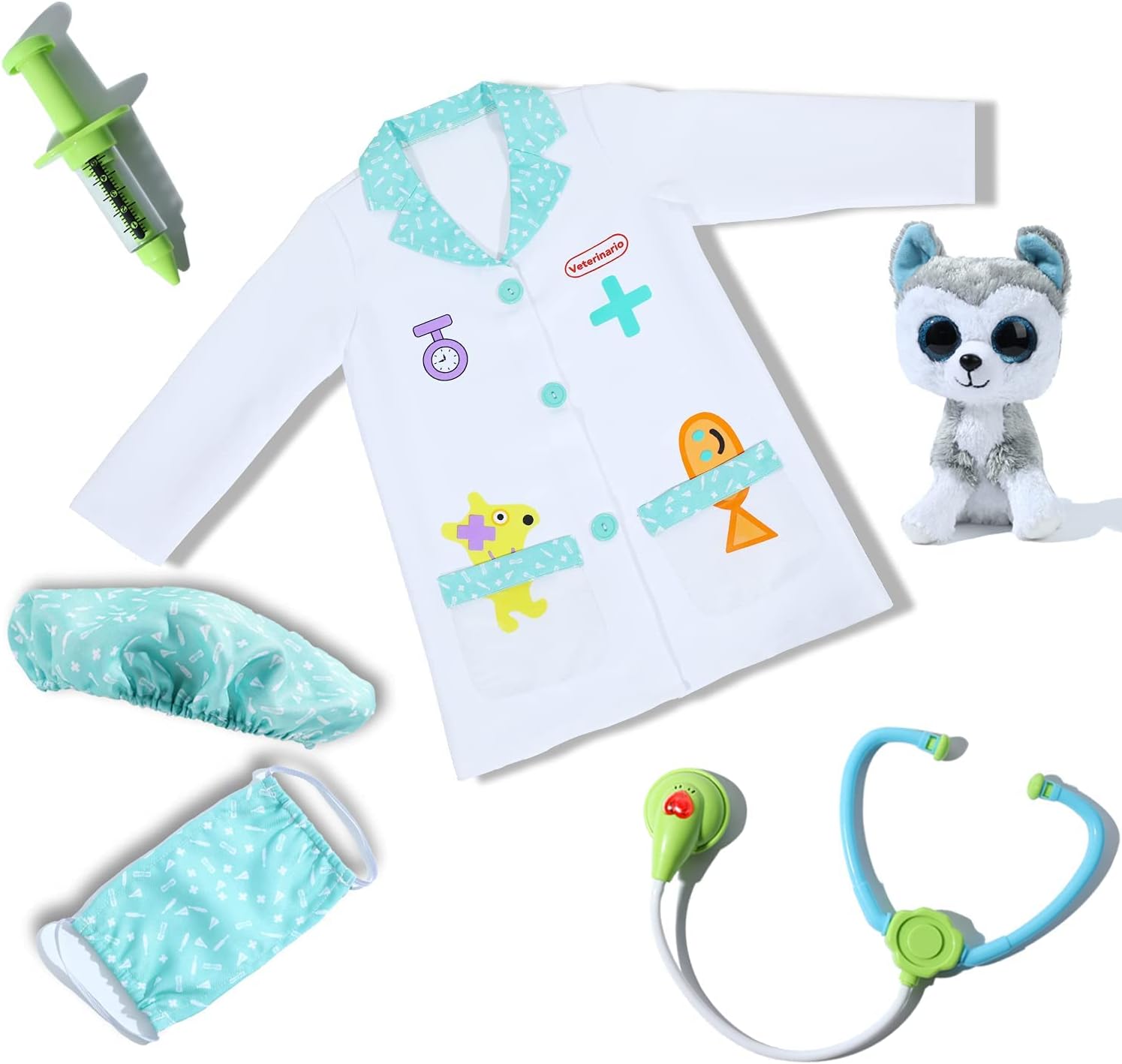 Kids Doctor Costume for Halloween Pretend Play