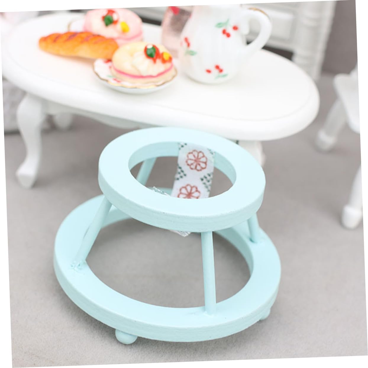 VICASKY 12in1 Mini Baby Wooden Furniture Set for Boys and Girls