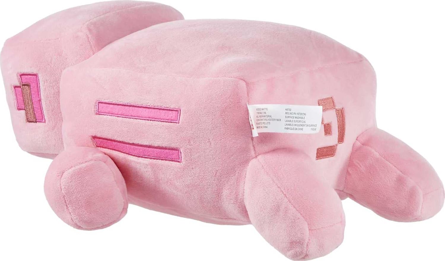 Mattel Minecraft Plush Pig 12-Inch Stuffed Animal Figure