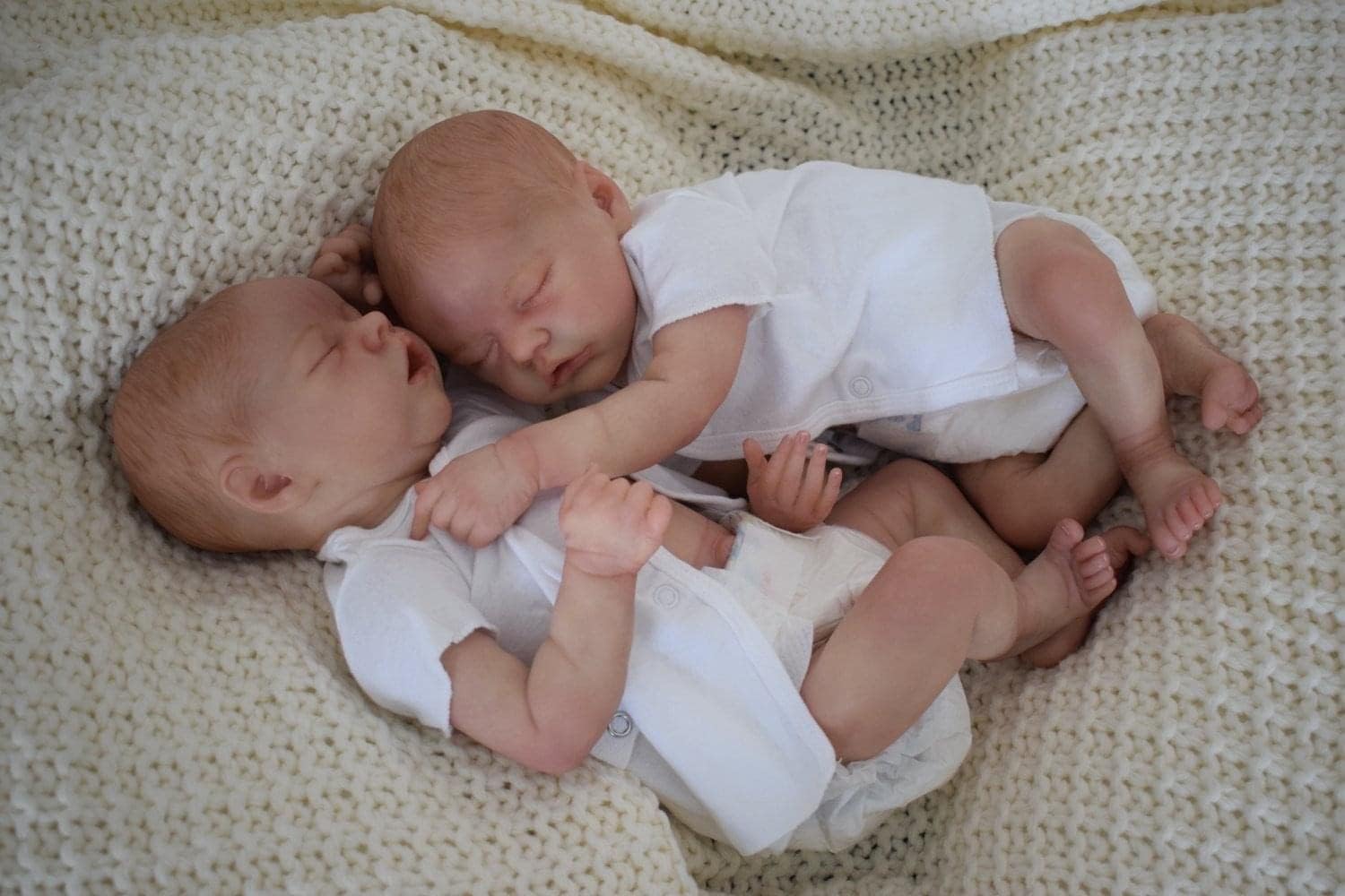 Pinky Reborn Realistic Newborn Baby Dolls 19 Inch Handmade