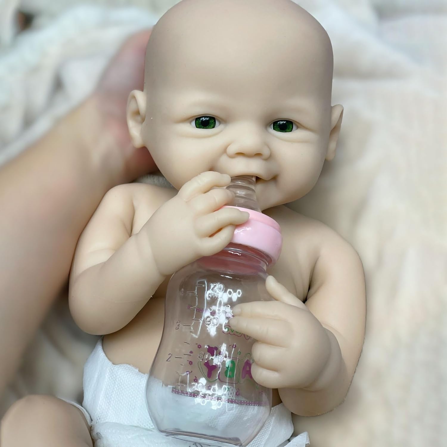 18 Inch Unpainted Reborn Silicone Baby Doll