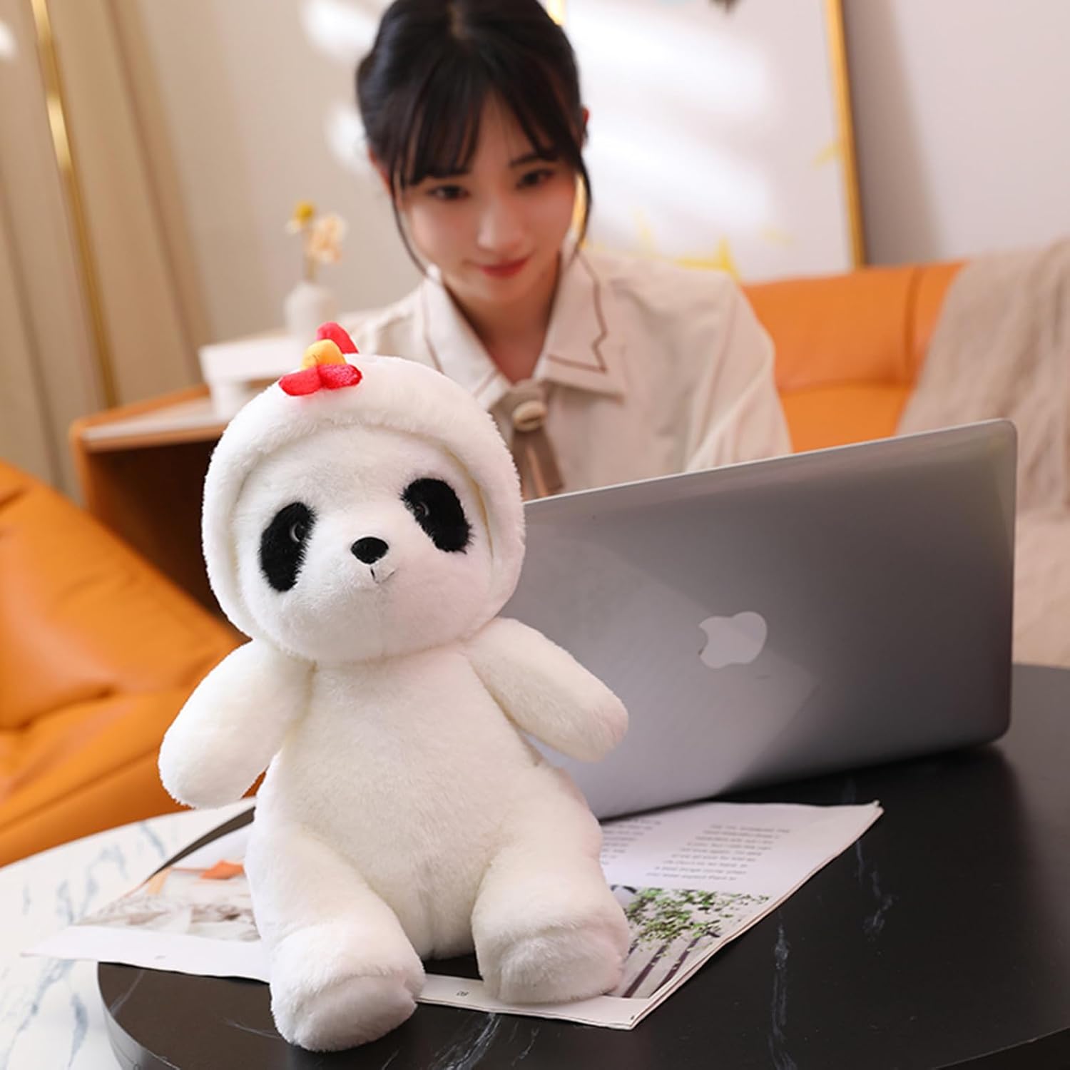 CASAGOOD 12 Inch Stuffed Panda Chick Costume Plush