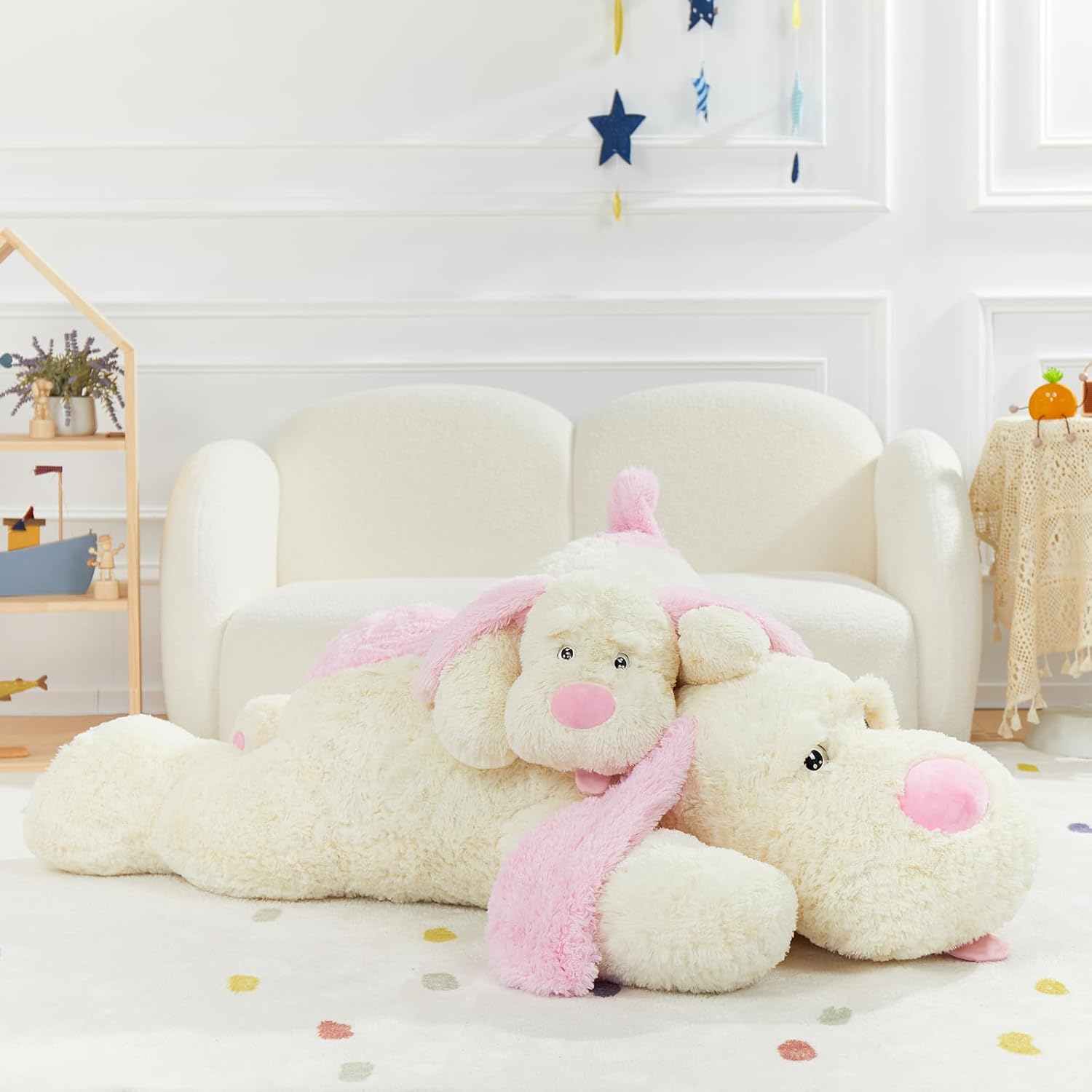 MaoGoLan Giant Stuffed Puppy Dog Plush Pillow Toy