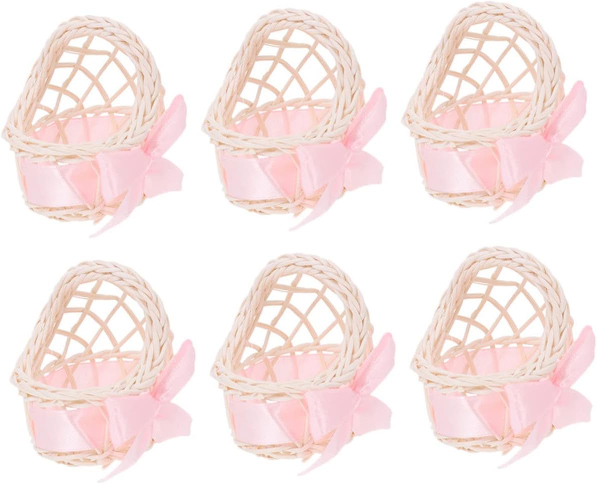 FOYTOKI Miniature Baskets for Crafts Woven Delicate Decor