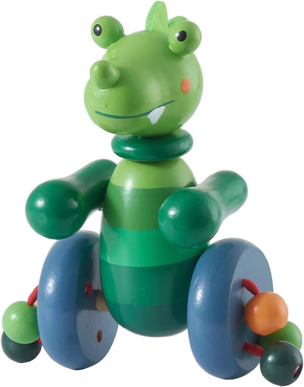 RUYU Perky Crocodile Push-N-Pull Toy for Toddlers