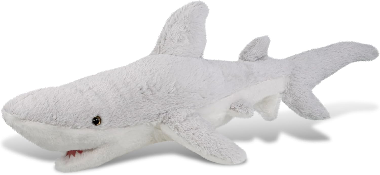 DolliBu Plush Shark - 23 Inch Soft Huggable Toy