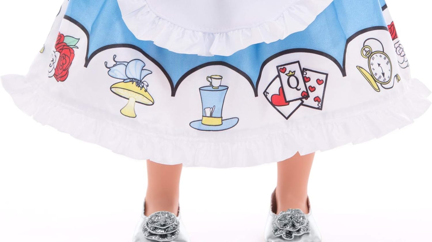 Little Adventures Alice Princess Dress With Headband - Machine Washable