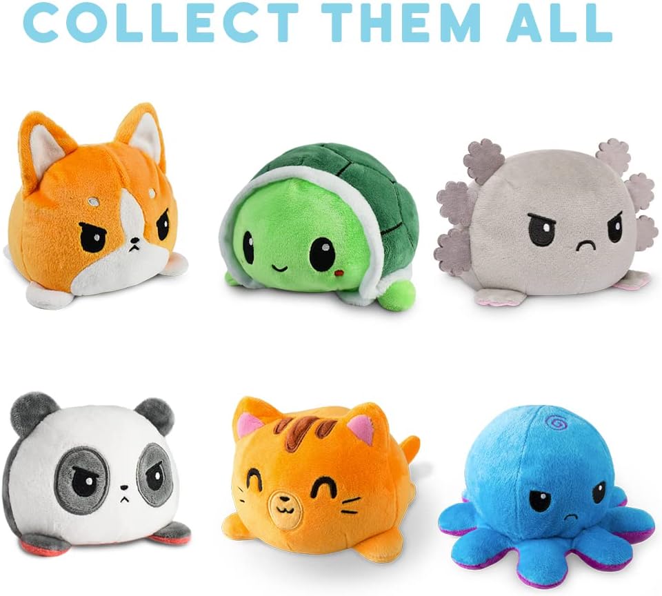TeeTurtle Reversible Plushie Fire Eyes