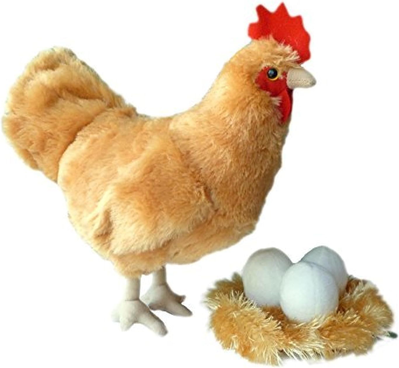Adore 12 Inch Standing Penny The Hen Plush Toy 1