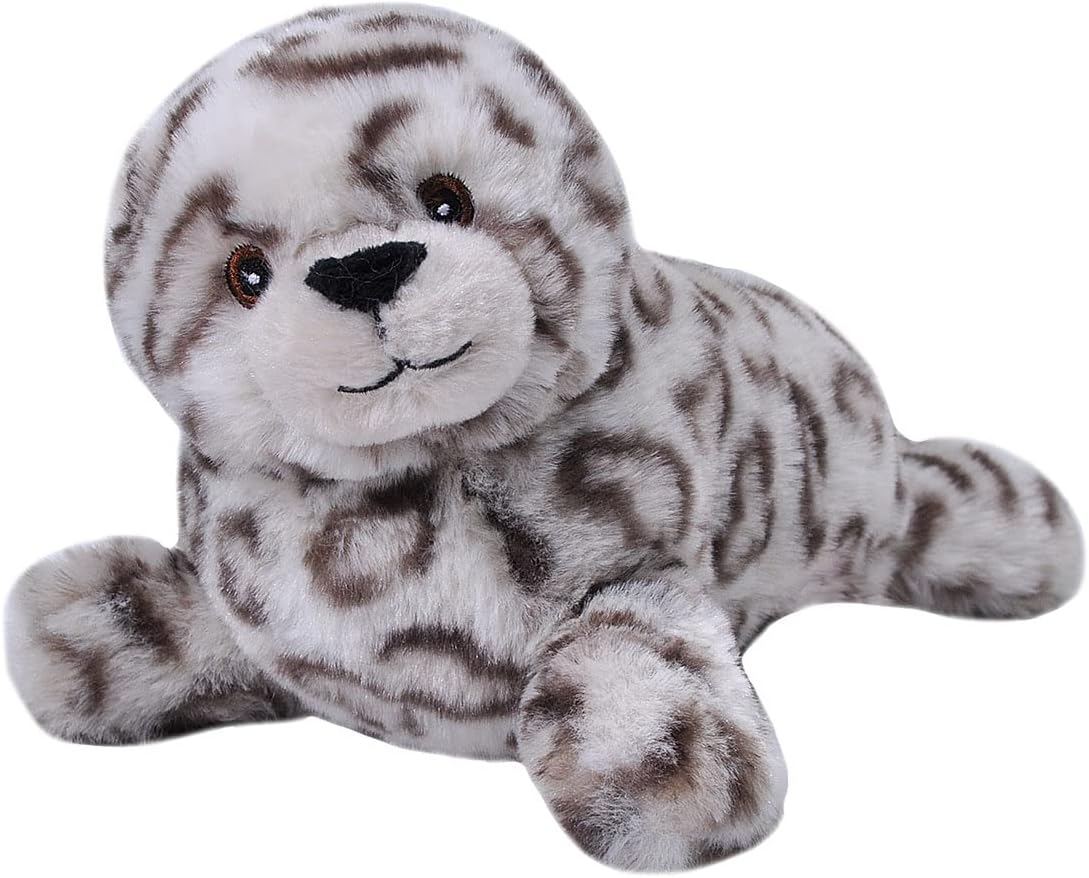 Wild Republic EcoKins Mini Harbor Seal 8 inch Stuffed Animal