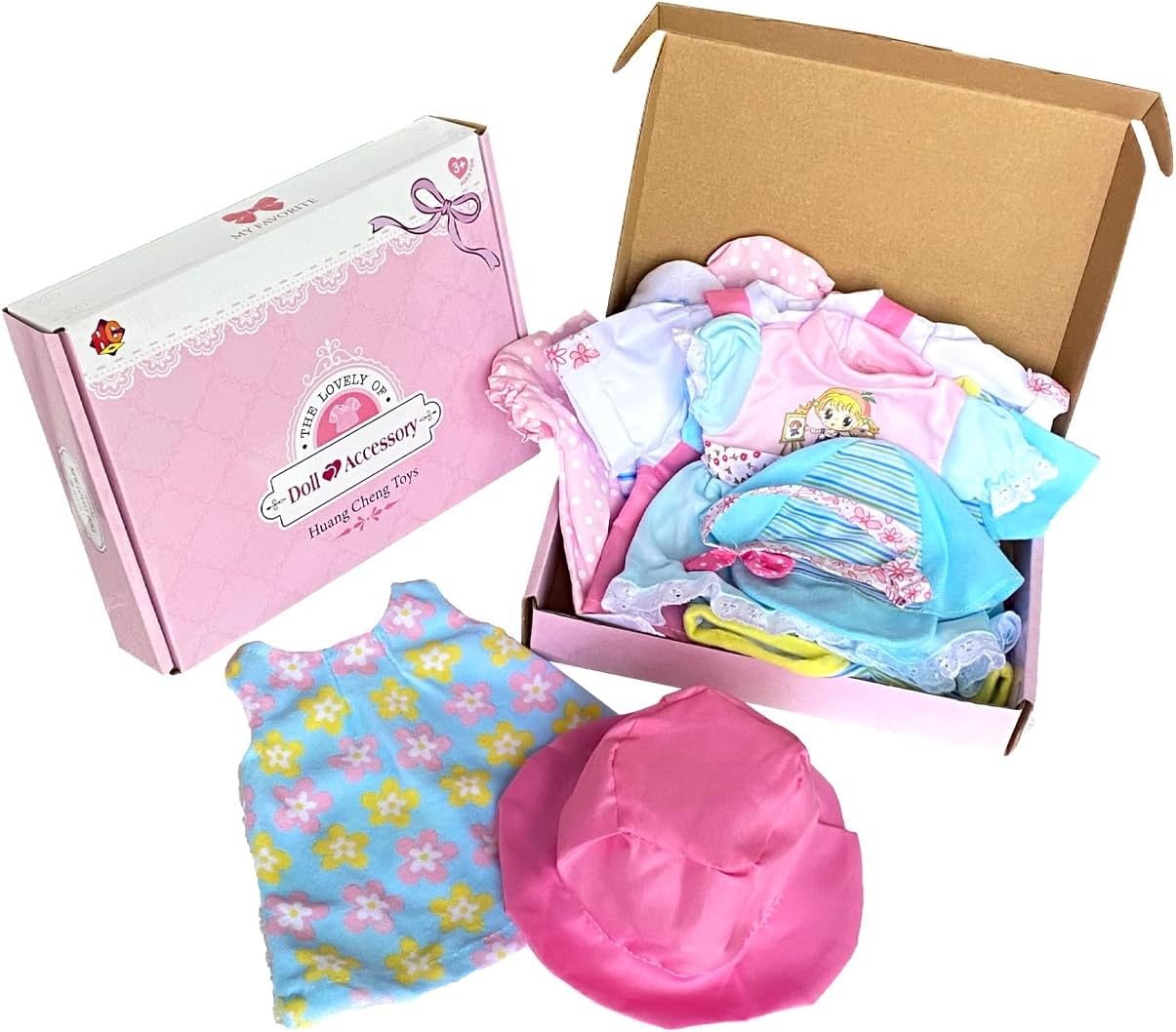 Huang Cheng 12 Pcs Handmade Baby Doll Clothes