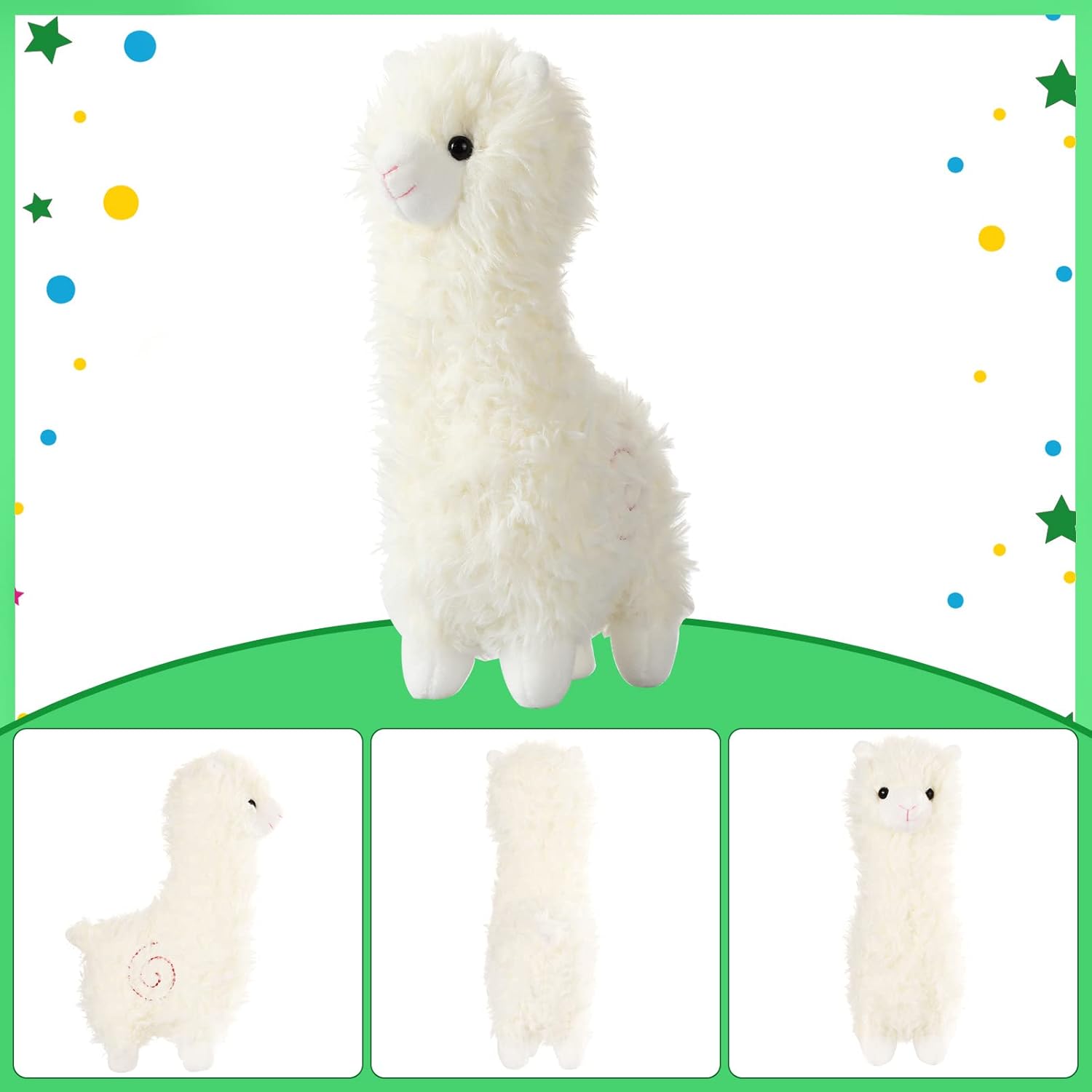 Chalyna 2-Piece Llama Plush Toy with Alpaca Design