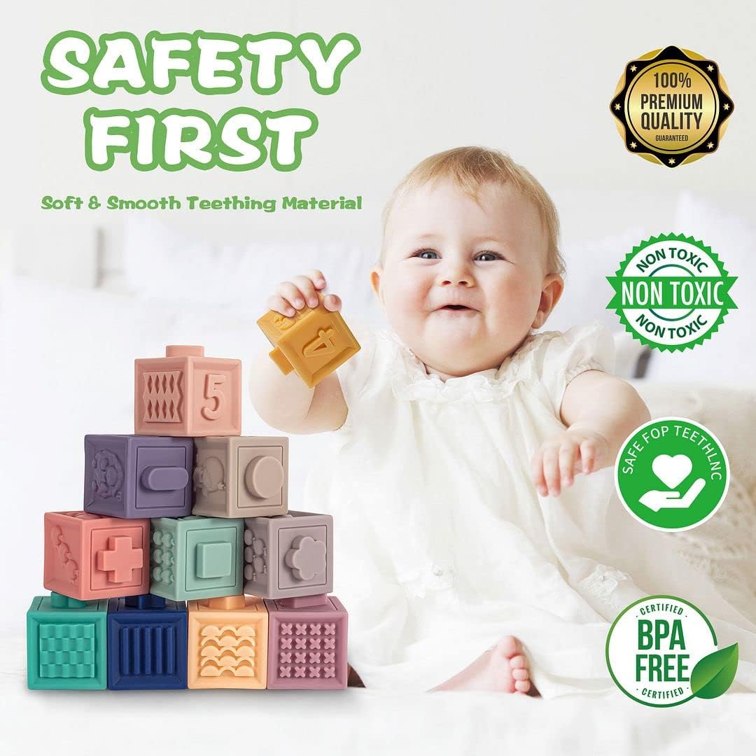 SpringFlower 3 in 1 Montessori Toys for Babies 0-12 Months