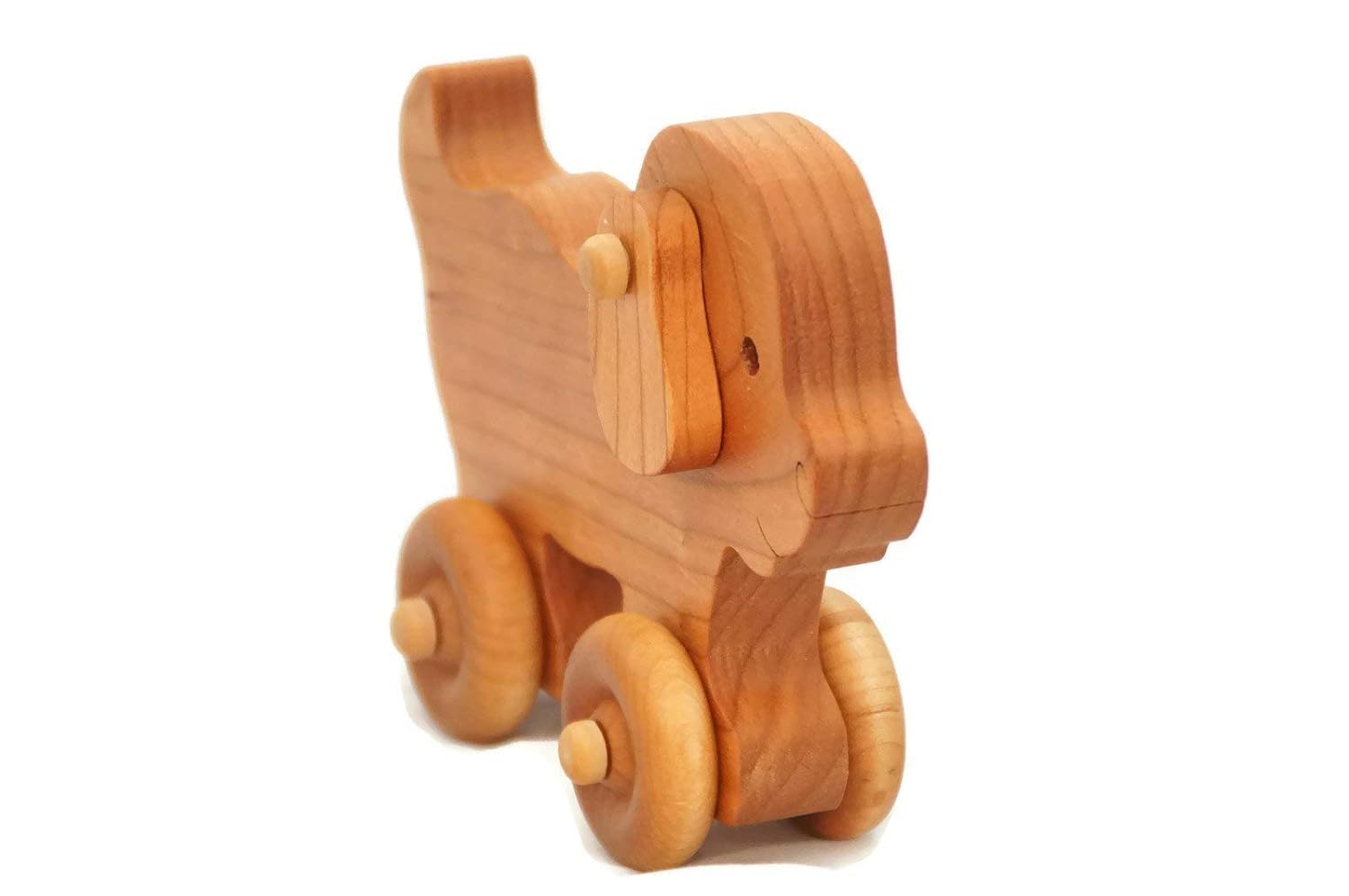 Wooden Toy Puppy Car Little Wooden Wonders