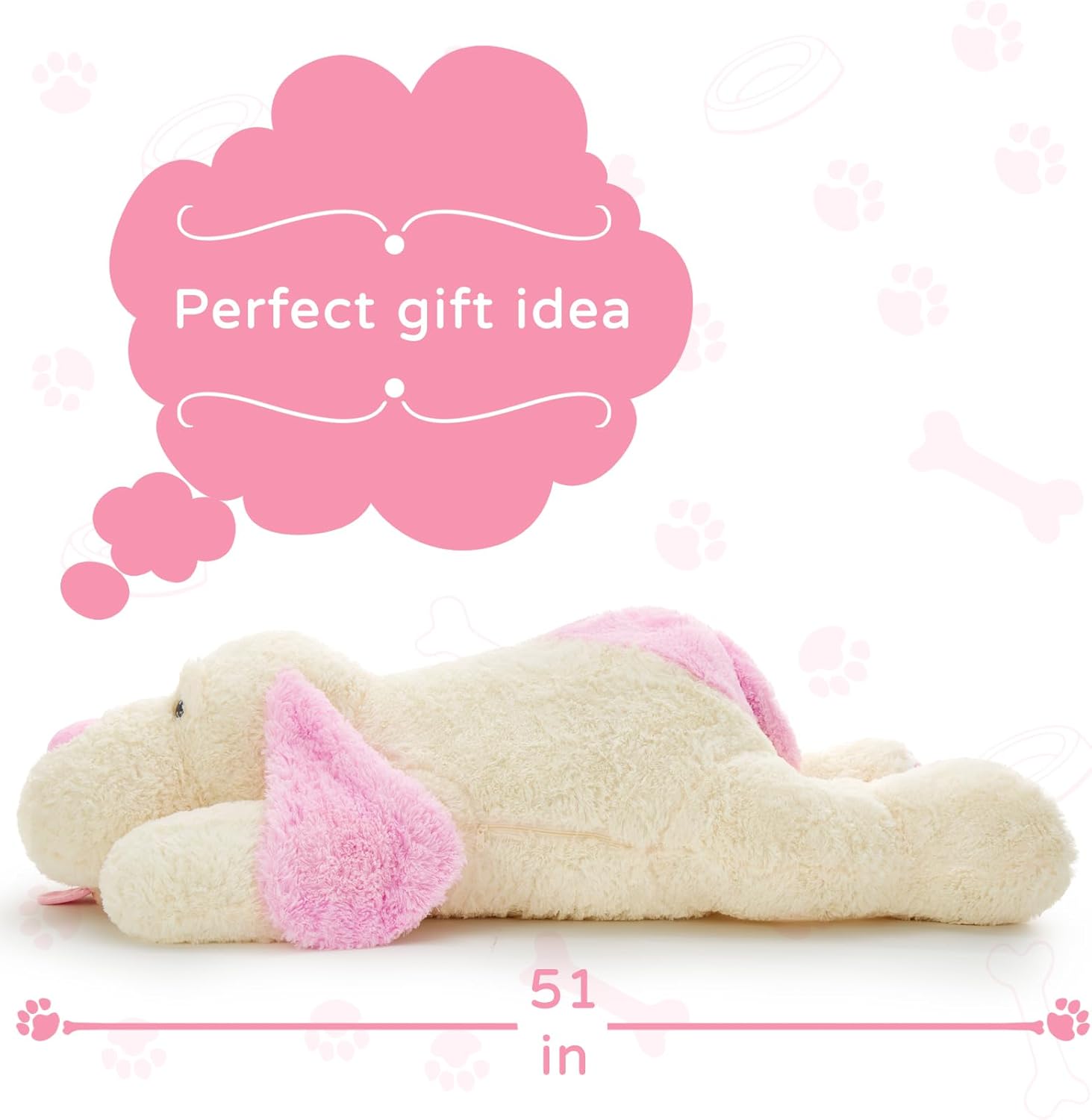 MaoGoLan Giant Stuffed Puppy Dog Plush Pillow Toy