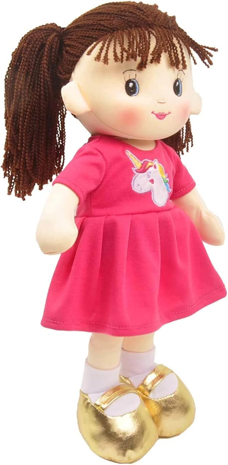 Linzy 16 Pink Laura Soft Plush Rag Doll