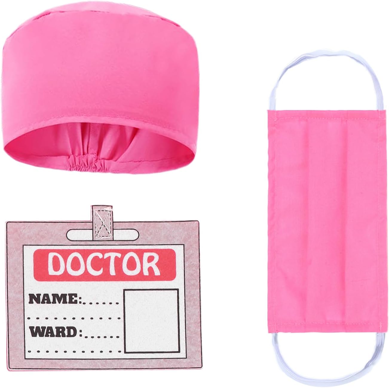 Wbesty Kids Doctor Costume 7pcs Play Kit for Girls