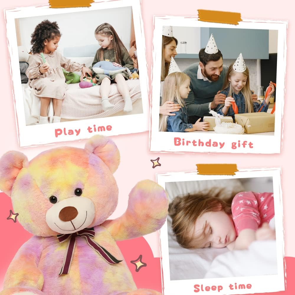 Tezituor 40in Giant Teddy Bear Plush Toy