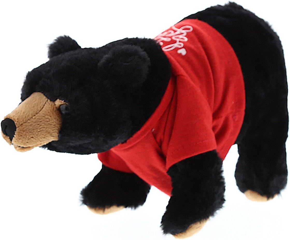 DolliBu Personalized I Love You Black Bear Plush Toy 1