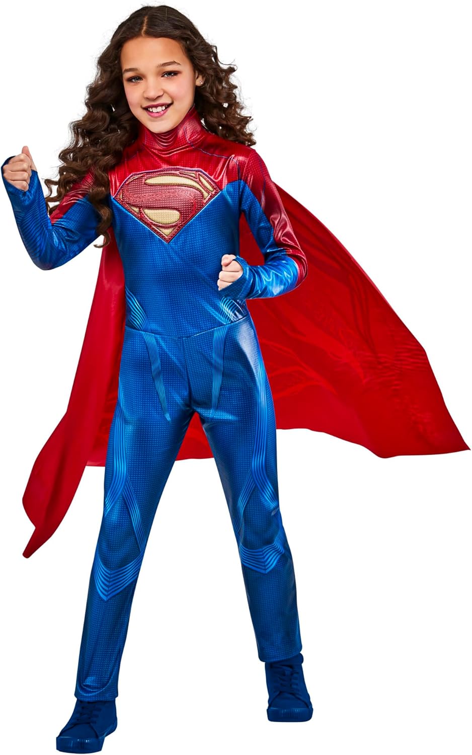 Rubies Girls The Flash Movie Supergirl Jumpsuit Large