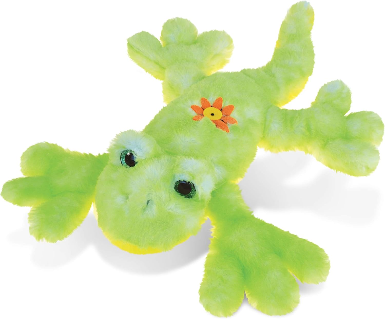 DolliBu Plush Gecko Stuffed Animal - 135 Inch Huggable Green Gecko Toy