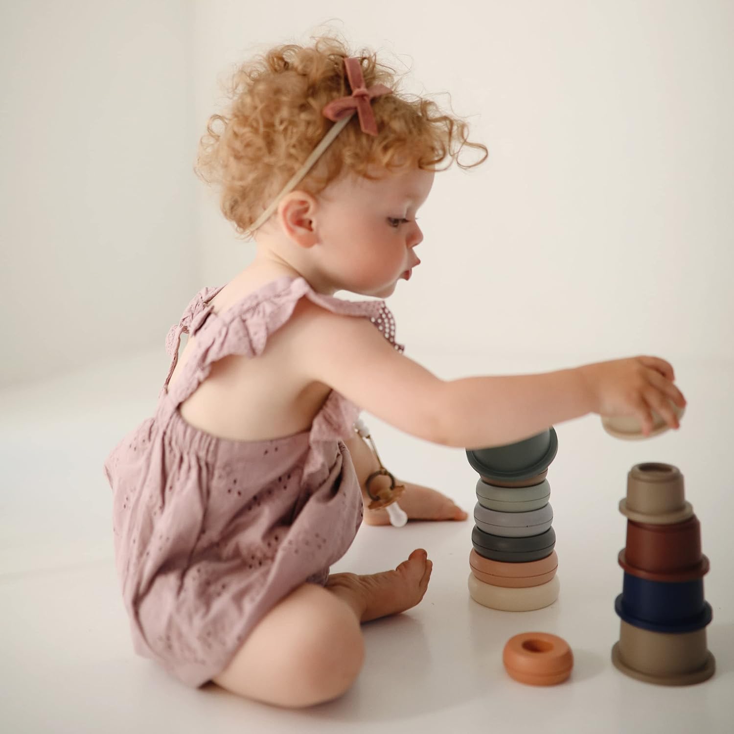 Mushie Stacking Cups Toy Made in Denmark