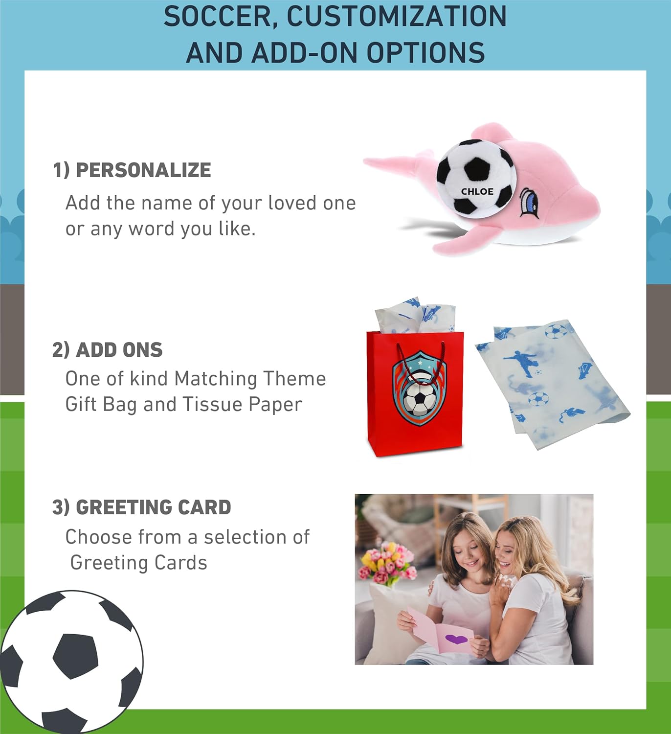 DolliBu Pink Dolphin Plush Toy with Soccer Ball - 12 Inches