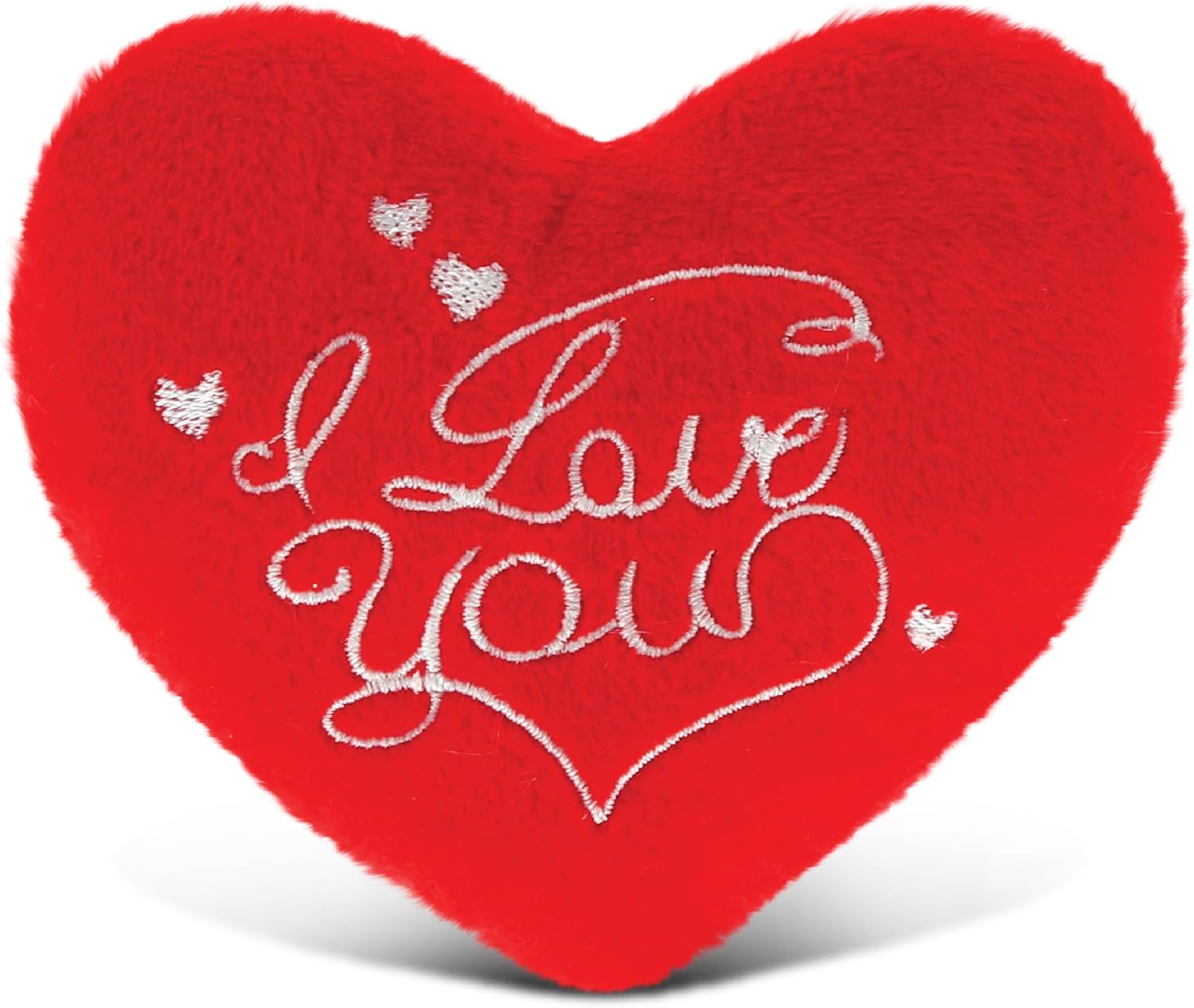 DolliBu I Love You Red Heart Plush Toy