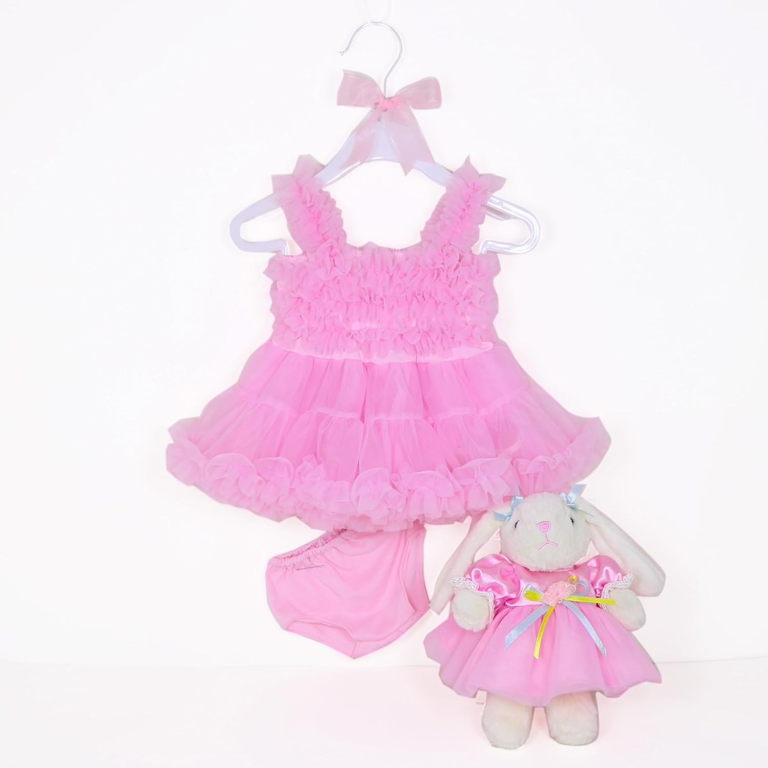 WAWA-HAOKEAI Reborn Doll Clothes Pink 20-22 Inch Sets