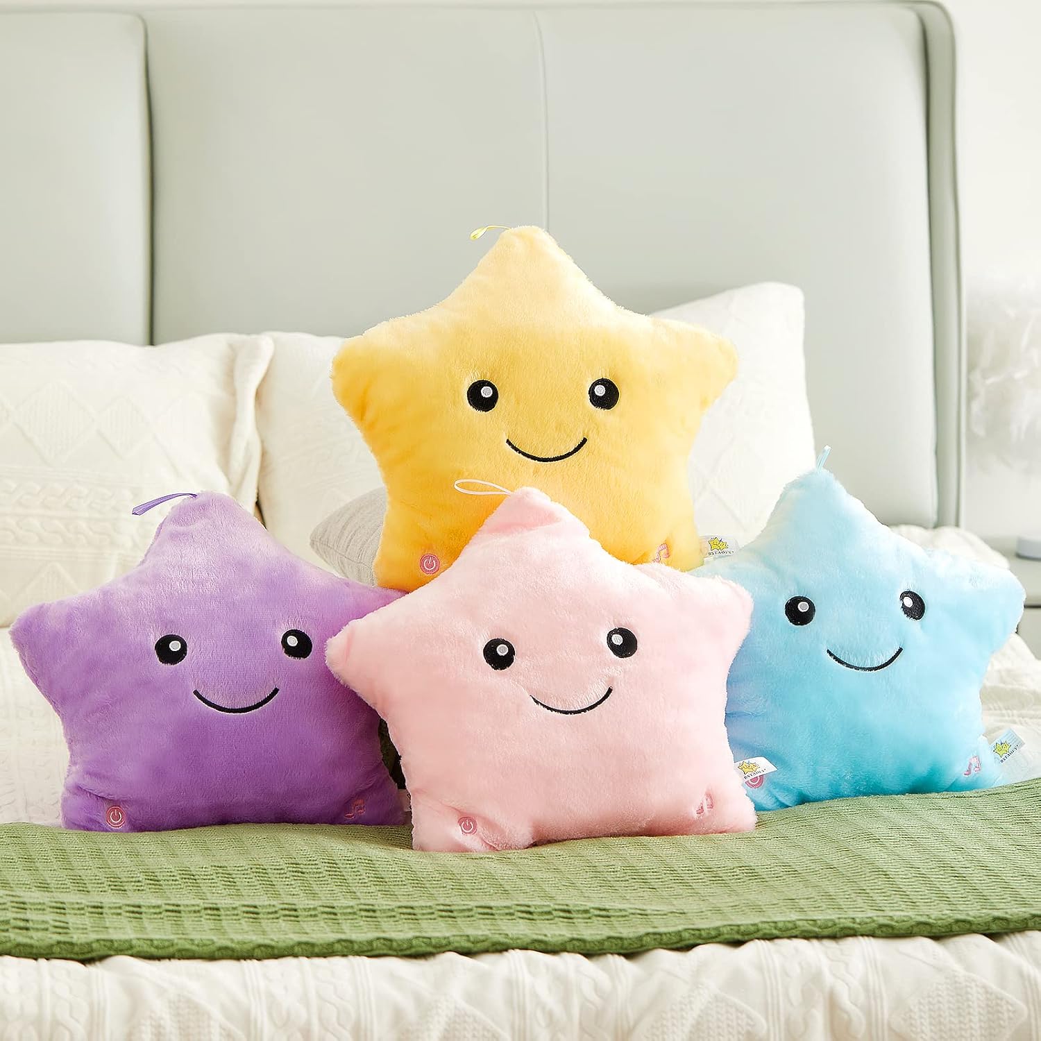 BSTAOFY 13 Musical LED Star Stuffed Animal Toy
