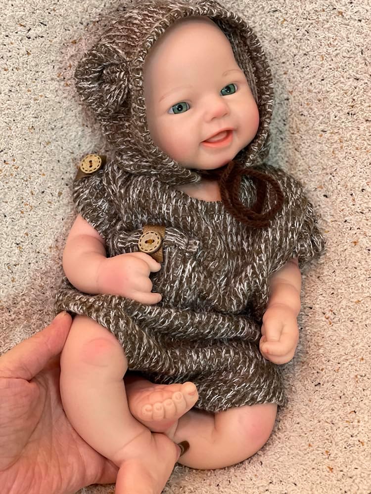 Abenduot 16 Inch Silicone Newborn Baby Boy Doll