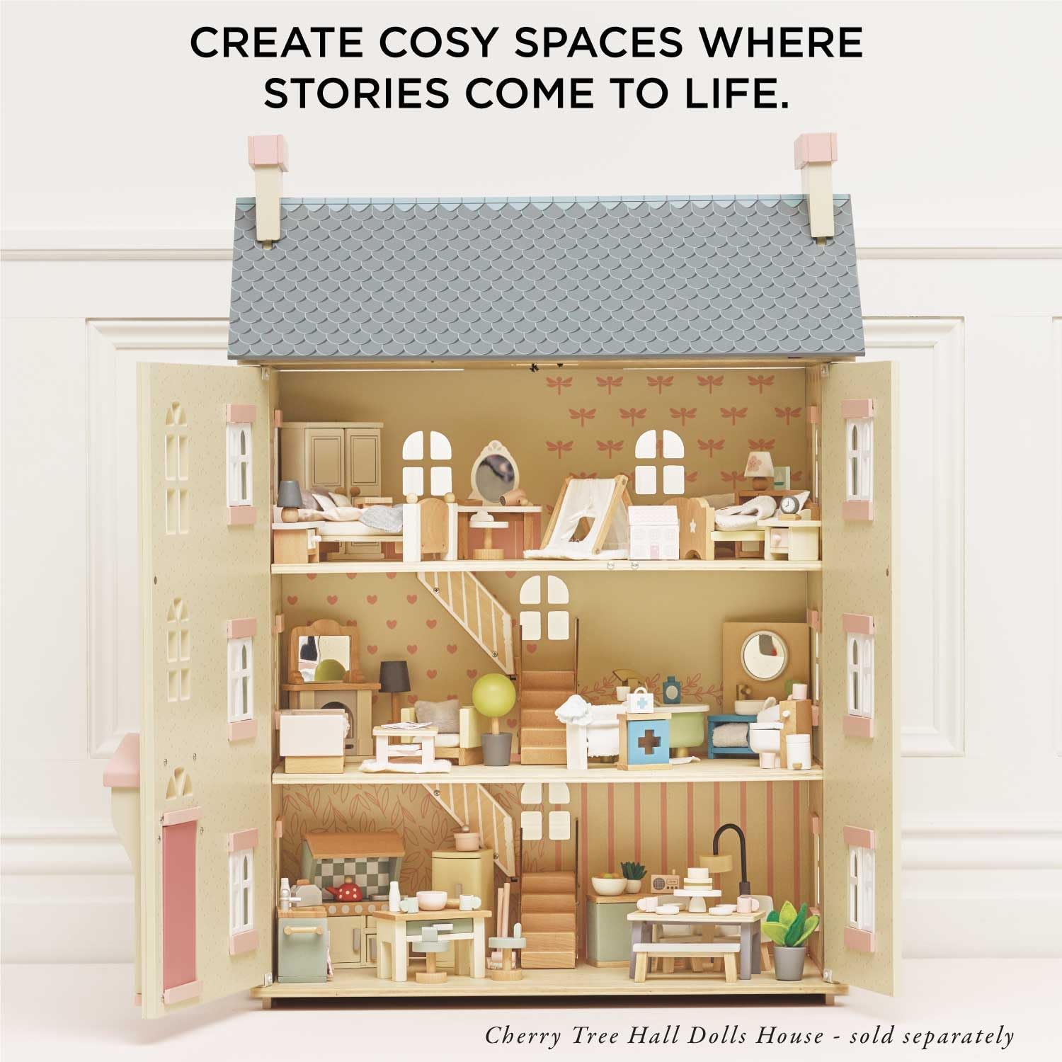 Le Toy Van Daisylane Bathroom Wooden Toy Set